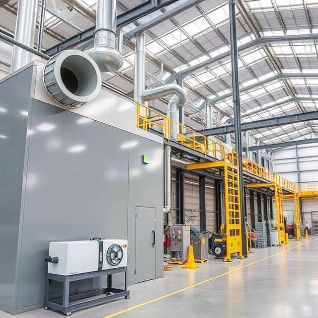 Effiziente lüftungsanlage für industriegebäude – Grundlage für sichere Produktionsprozesse
